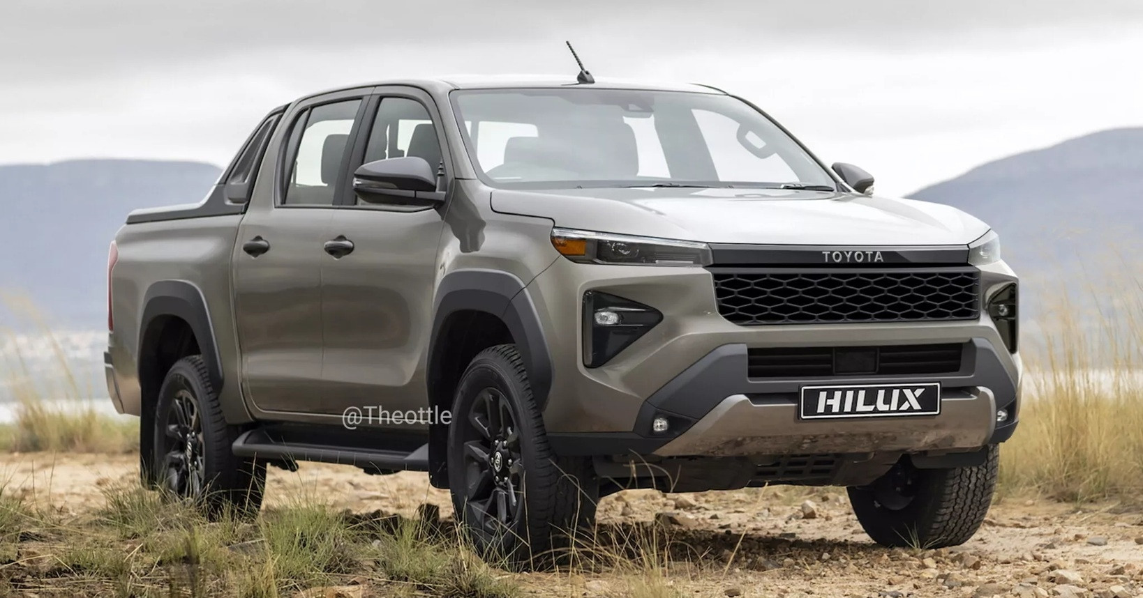 Xe bán tải Toyota Hilux sắp có thế hệ mới, phong cách giống Land Cruiser Prado xe ban tai toyota hilux sap co the he moi phong cach giong land cruiser prado 3533.jpg
