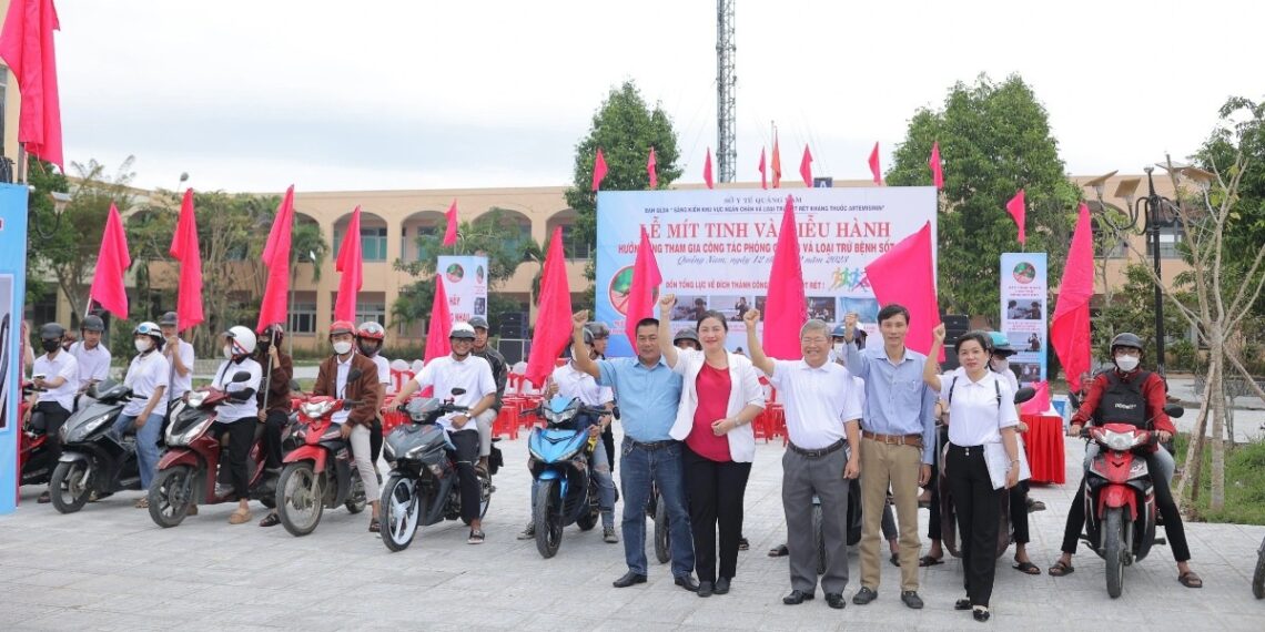 Hàng nghìn sinh viên, học sinh Quảng Nam diễu hành phòng chống bệnh sốt rét 1 crop 1702365420260.jpeg