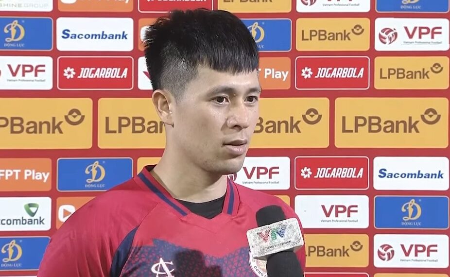 Đình Trọng thừa nhận áp lực khi thay thế vai trò của Quang Hải ở CLB CAHN tran dinh trong 2011230244.jpg