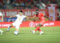 Ngoại binh Hải Phòng nói gì sau màn 'lên đồng' ở vòng 8 V.League? joel tagueu hai phong 2710083940.jpg