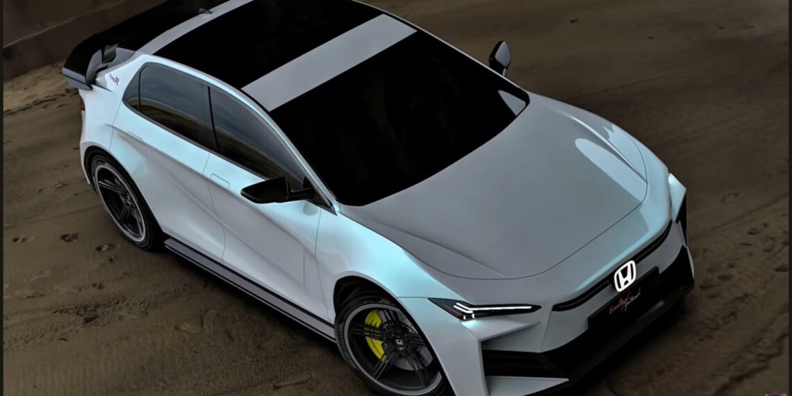 Ảnh phác họa thiết kế Honda Civic Type R thế hệ mới 2027: Sang trọng và hiện đại hơn bao giờ hết next gen 2027 honda civic type r hot hatch feels more luxurious than ever in digital guise 258 jpg.12945.jpeg