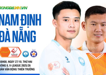 Nhận định Nam Định vs SHB Đà Nẵng (18h00 ngày 27/10): Thay tướng chờ đổi vận tructiep namdinh danang 2510091809.jpg