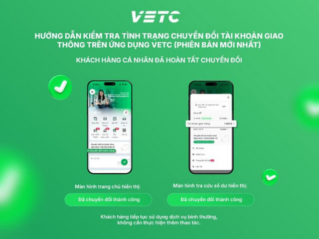 Cá nhân nước ngoài, doanh nghiệp được lùi thời hạn chuyển đổi tài khoản giao thông đến 31/12 xehay vetc 011025 2.jpg
