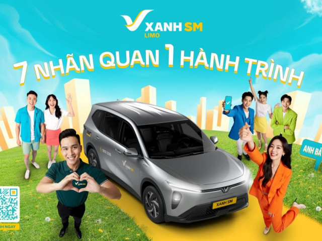 Xanh SM ra mắt dịch vụ taxi điện 7 chỗ cao cấp Xanh SM Limo xehay xanh sm limo 211025 1.jpg