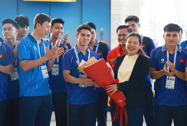 U22 Việt Nam và U22 Thái Lan ở chung khách sạn u22 viet nam 0112233505.jpg