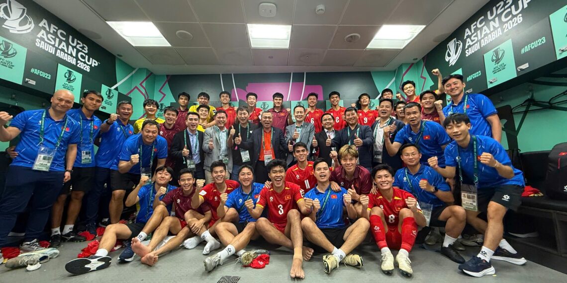 Sắp vào tứ kết châu Á, U23 Việt Nam được thưởng hơn 1 tỷ 613037532 1208083354858909 5366972614487441097 n 1001000759.jpg