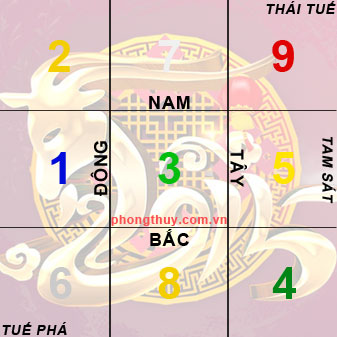 Vận Trình Lưu Niên Phi Tinh Năm 2015 - Phong Thủy Bố Cục Năm Ất Mùi phi tinh 2015.jpg