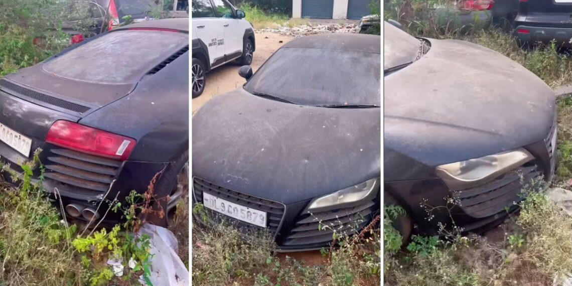 Siêu xe Audi R8 đắt đỏ bị bỏ mặc mục nát trong bãi tạm giữ của cảnh sát sieu xe audi r8 dat do bi bo mac muc nat trong bai tam giu cua canh sat 2077.jpg