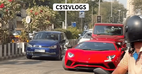 Siêu xe Lamborghini Aventador chật vật vượt gờ giảm tốc sieu xe lamborghini aventador chat vat vuot go giam toc 1733.gif