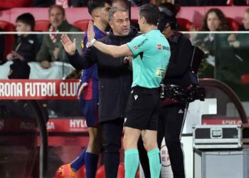 Phản ứng của HLV Flick sau trận thua Girona flick 1702115643.jpeg