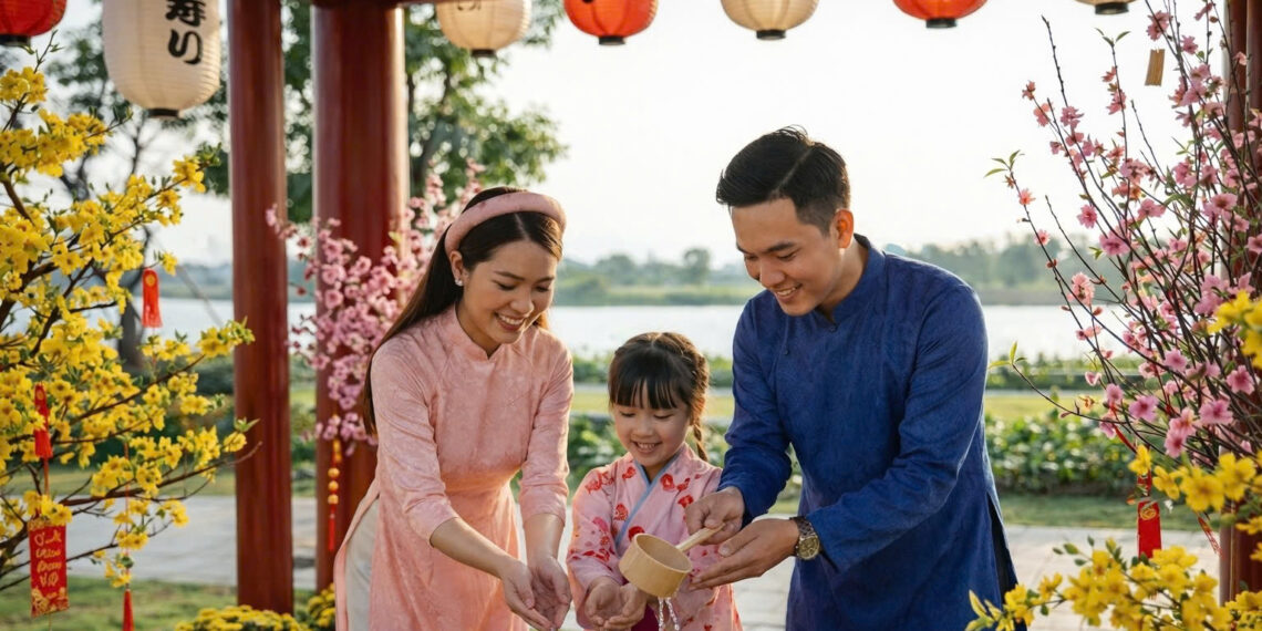 hoi hoa xuan waterpoint 2026 tet viet giao thoa sac xuan nhat ban 870.jpg