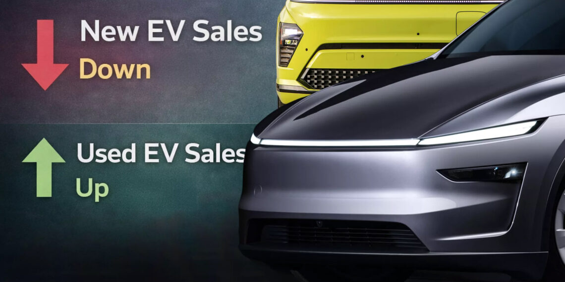 Thị trường xe điện cũ tăng trưởng ngược chiều