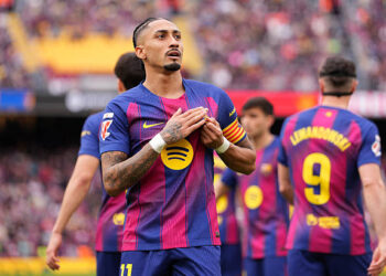 Raphinha lập hattrick, Barca phục thù thành công Sevilla gettyimages 2266637546 612x612 1603055206.jpg