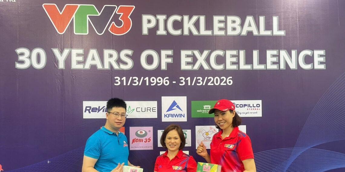 Kem 35 đồng hành, lan toả tinh thần thể thao tại VTV3 Pickleball Cup