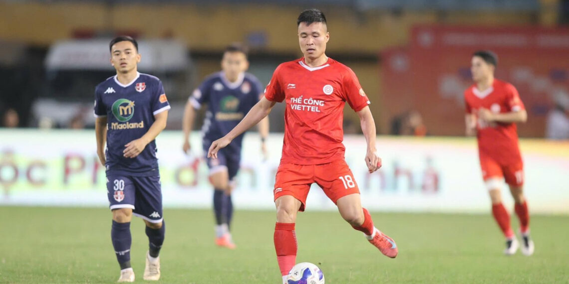 Hạ Hải Phòng, Thể Công Viettel tiếp tục bám đuổi CAHN truc tiep bong da the cong viettel 0 0 hai phong the tran coi mo 3165.jpg