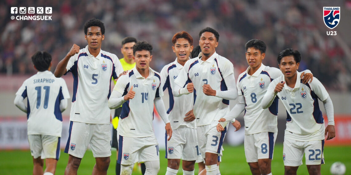 Thái Lan cưa điểm U23 Trung Quốc trước trận gặp U23 Việt Nam