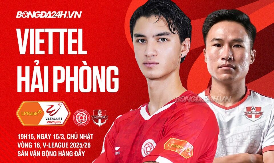 Nhận định Thể Công Viettel vs Hải Phòng (19h15 ngày 15/3): Chờ bản lĩnh của các chàng trai áo lính tructiep viettel haiphong 1103171552.jpg