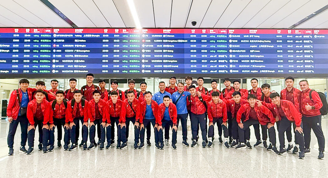 U23 Việt Nam đã có mặt tại Tây An, chuẩn bị tranh tài giải quốc tế