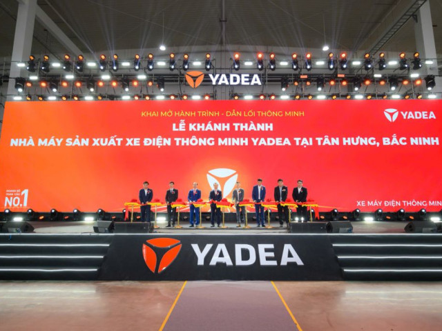 Yadea khánh thành nhà máy sản xuất thông minh 100 triệu USD tại Bắc Ninh và công bố hợp tác cùng Grab Việt Nam xehay yadea xuat xuong 280226 2.jpg