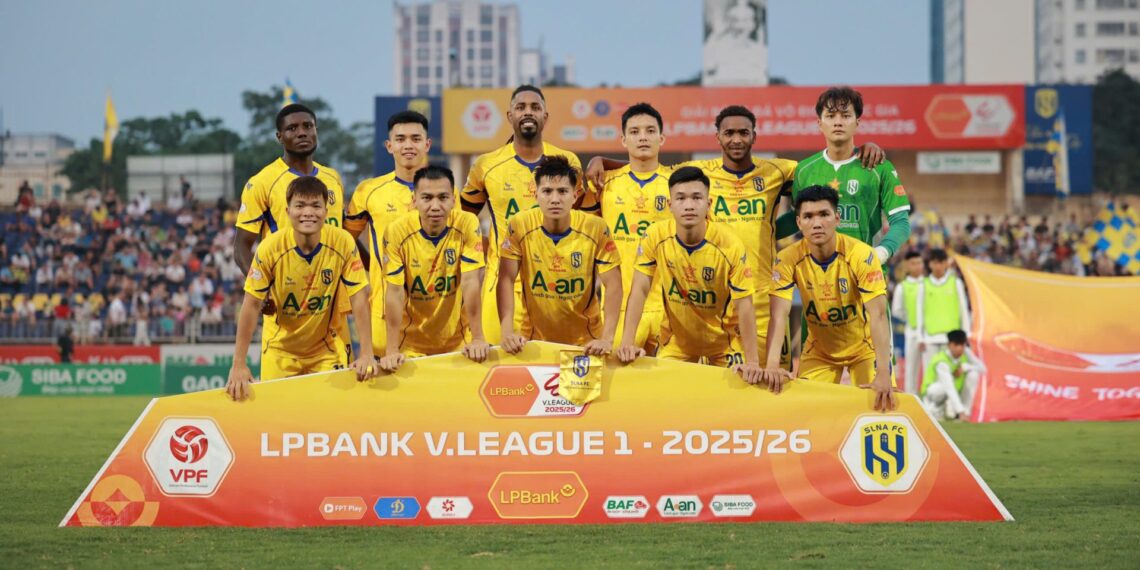 Nhà tài trợ xin rút lui, SLNA có nguy cơ mất dàn trụ cột sau mùa giải 2025/2026 doi hinh slna 0604154435.jpg