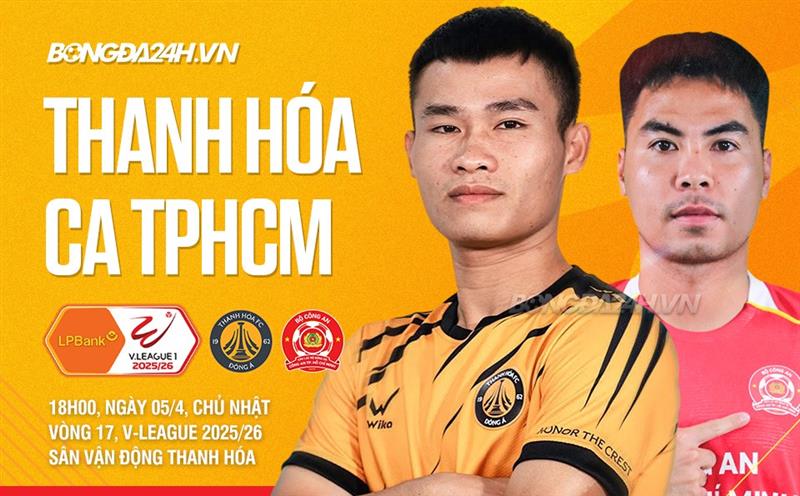 Nhận định Thanh Hóa vs CATPHCM (18h00 ngày 5/4): Liệu có bất ngờ? tructiep thanhhoa catphcm 0304230849.jpg