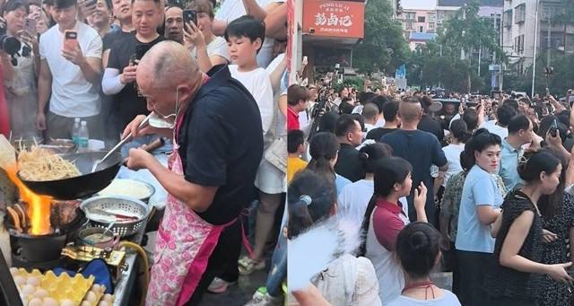 Chủ quán U70 vừa nhún nhảy vừa xào mì khiến khách xếp hàng kín cả khu phố chu quan u70 vua nhun nhay vua xao mi khien khach xep hang kin ca khu pho 2746.jpg