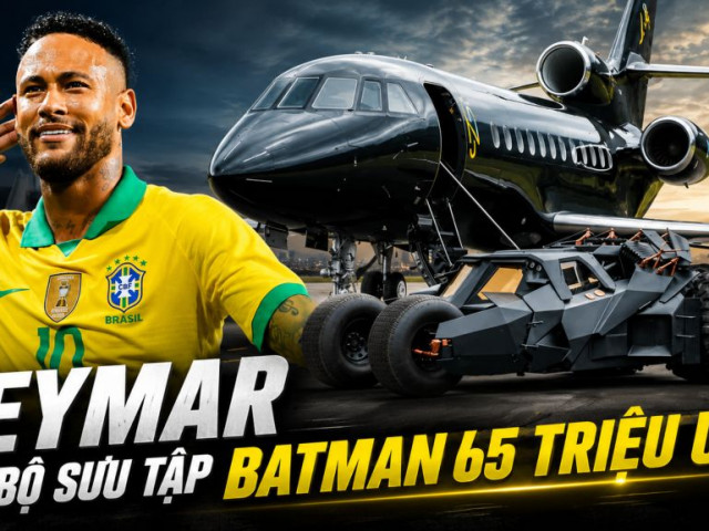 Không chỉ siêu xe, Neymar còn sở hữu bộ sưu tập phương tiện lấy cảm hứng từ Batman trị giá hơn 1,7 nghìn tỷ VNĐ xehay batman1 200726 1.jpg