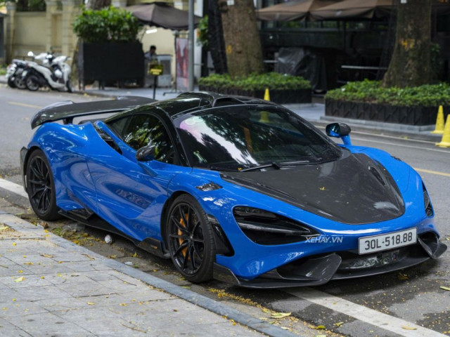 Cận cảnh siêu xe McLaren 765LT giới hạn mang biển số đấu giá 200 triệu đồng trên phố Hà Nội xehay mclaren 200726 6.jpg