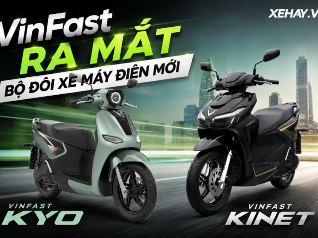 VinFast ra mắt xe máy điện Kinet và Kyo: Nâng tầm trải nghiệm di chuyển xanh xehay xe may dien vf1 200726 1.jpg
