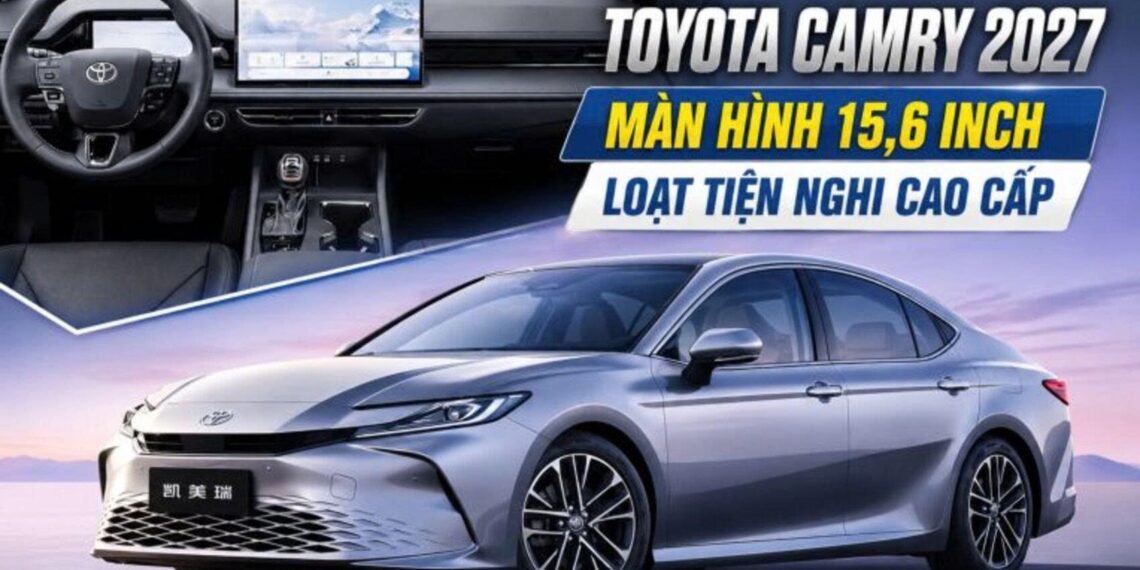 Toyota Camry có bản nâng cấp mới: Ngoại hình không đổi, nội thất lột xác với màn hình 15,6 inch 5231787035522 toyota camry co ban nang cap moi anhdaidien.jpg