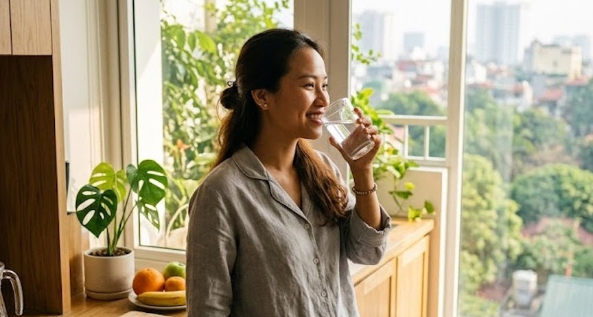 Uống nước ấm buổi sáng: 'Thần dược' hay thói quen truyền miệng? uong nuoc am buoi sang than duoc hay thoi quen truyen mieng 2613.jpeg